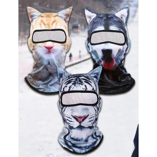 Cat Ski Mask,3D Cat Shiesty Face Balaclava with Ears,Funny Ski Mask,Windproof & Breathable for Skiing,Cycling,Music Festivals,Halloween Parties Summer Outdoor Shiesty Halloween Decor, Funny Windproof Full Cover for Skiing Riding