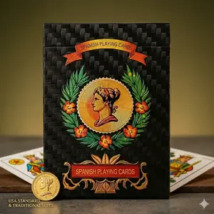 Spanish Playing Cards Deck Original Barajas Españolas Mexican Playing Cards for Puerto Rico Briscas Games One Pack