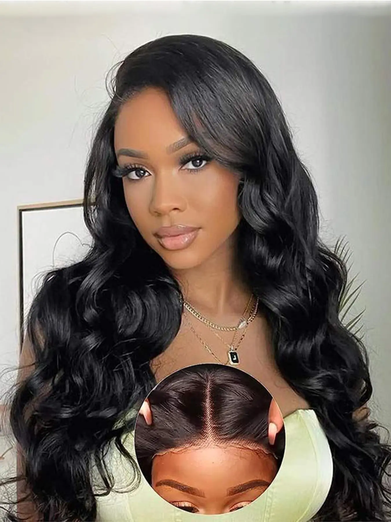 Body Wave 5x5 Glueless Lace Wigs Human Hair Wig Pre Plucked Transparent Lace Wig For Women 150% Density Brazilian Virgin Hair