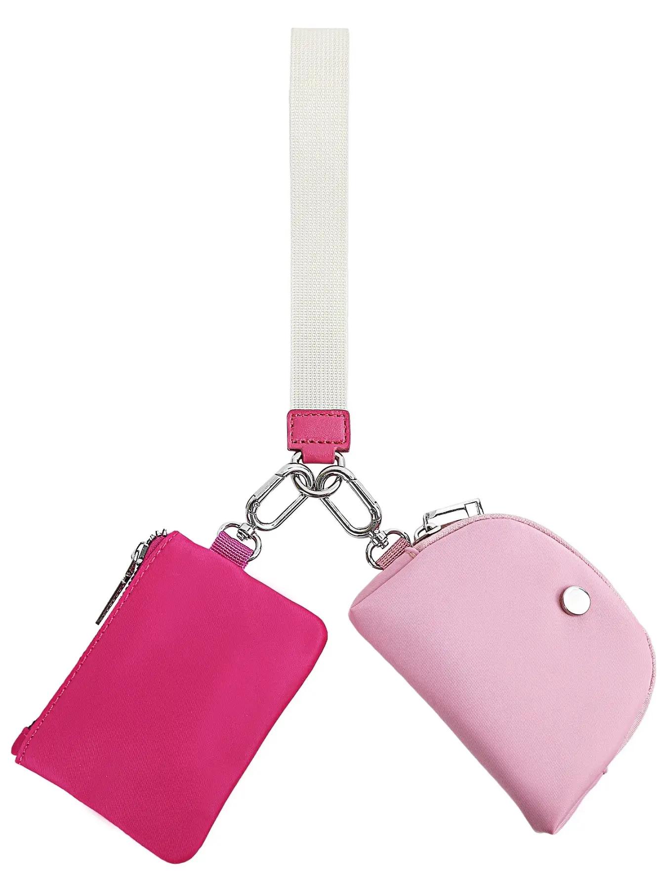 Women's Minimalist Multifunctional Colorblock Small Wrist Wallet, Casual Trendy Versatile High-quality Coin Purse, Fashionable Wallet for Daily Use Wallet Wristlet