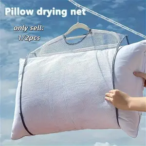 Multifunctional Laundry Drying Net, Ideal for Pillows and Toys, Space-Saving Fabric Care Bag, Organizing Mesh Pouch, Washing Basket