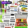 85/88/117/157/198/357pcs Fishing Lures Kit, Fishing Supplies, Reprotoxic Lead, Ca_prop_65_re Yes, Model_xinghao Syzl20-2-301, Sports Equipment Set #GLOBAL PICKS