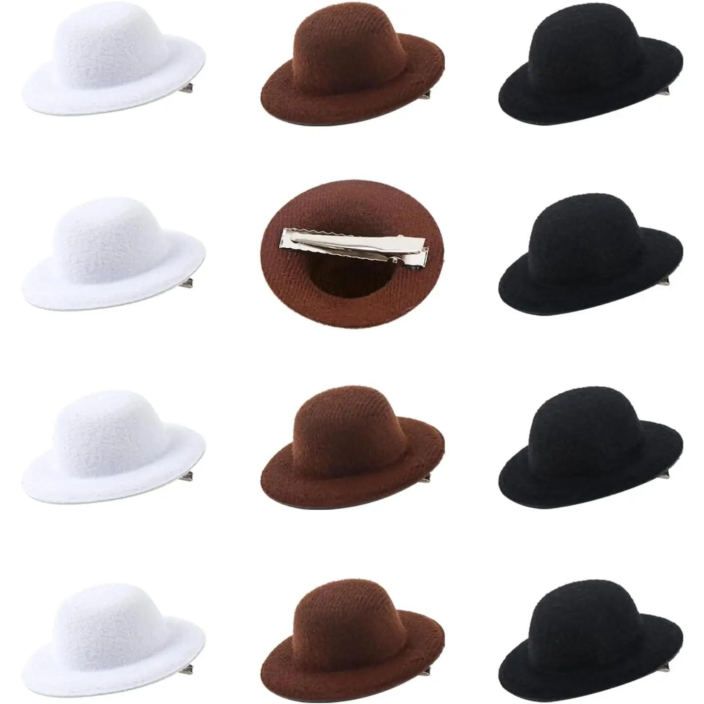 Mini Top Hat Hair Clips  Party Clip Fascinator  Small Hats Decorations Hair Accessories