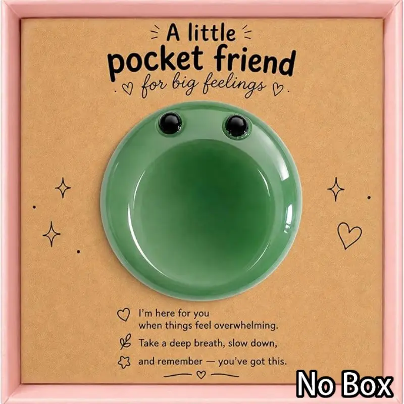 Cute Anxiety Relief Stone, Pocket Embrace Emotional Support Gift, Stress Relief Stone for Women and Children, Thinking of You Care Package, Stress Relief Tools