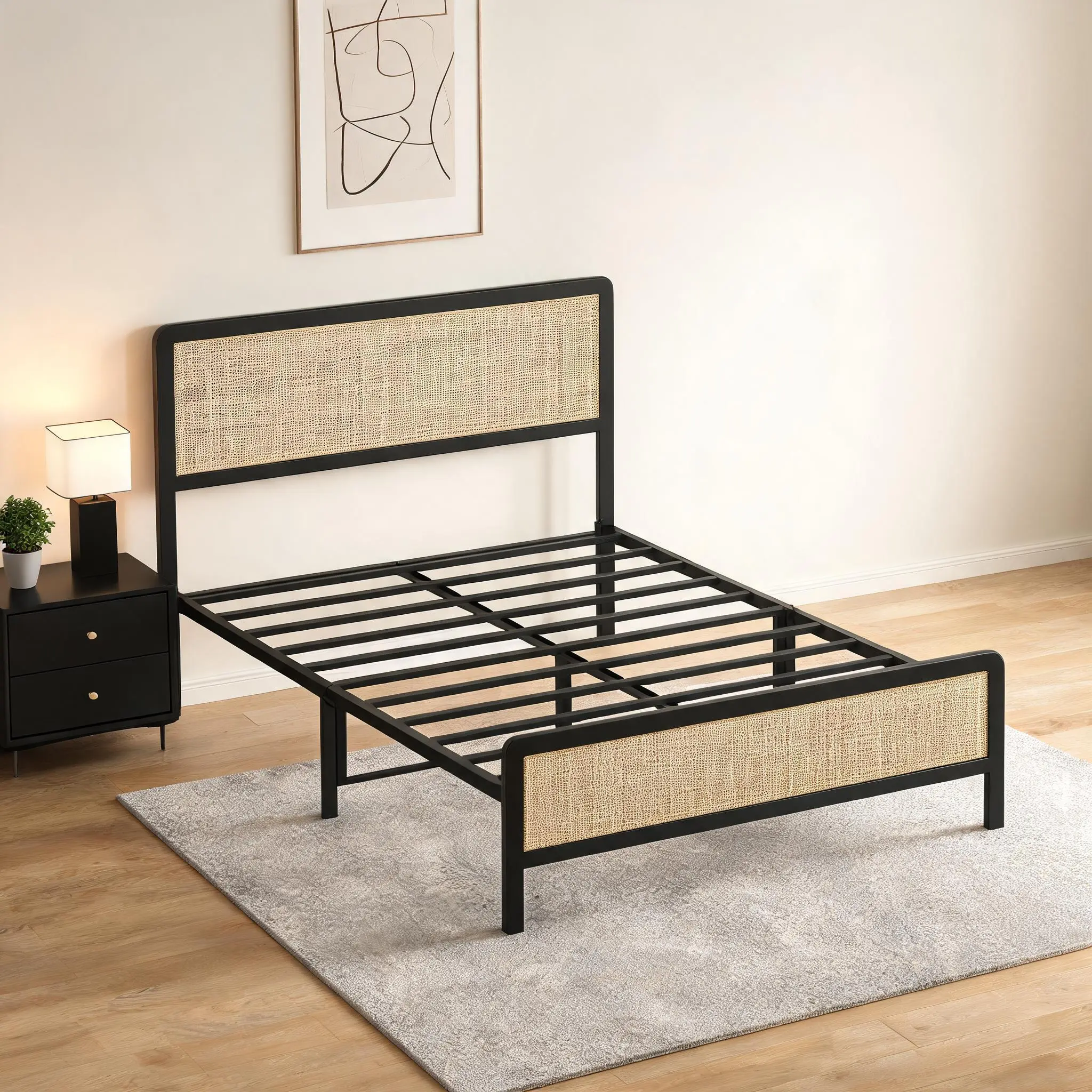 iron bed