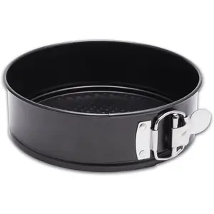 9 Inch Non-stick Cheesecake Pan Springform Pan with Removable Bottom/Leakproof - Black