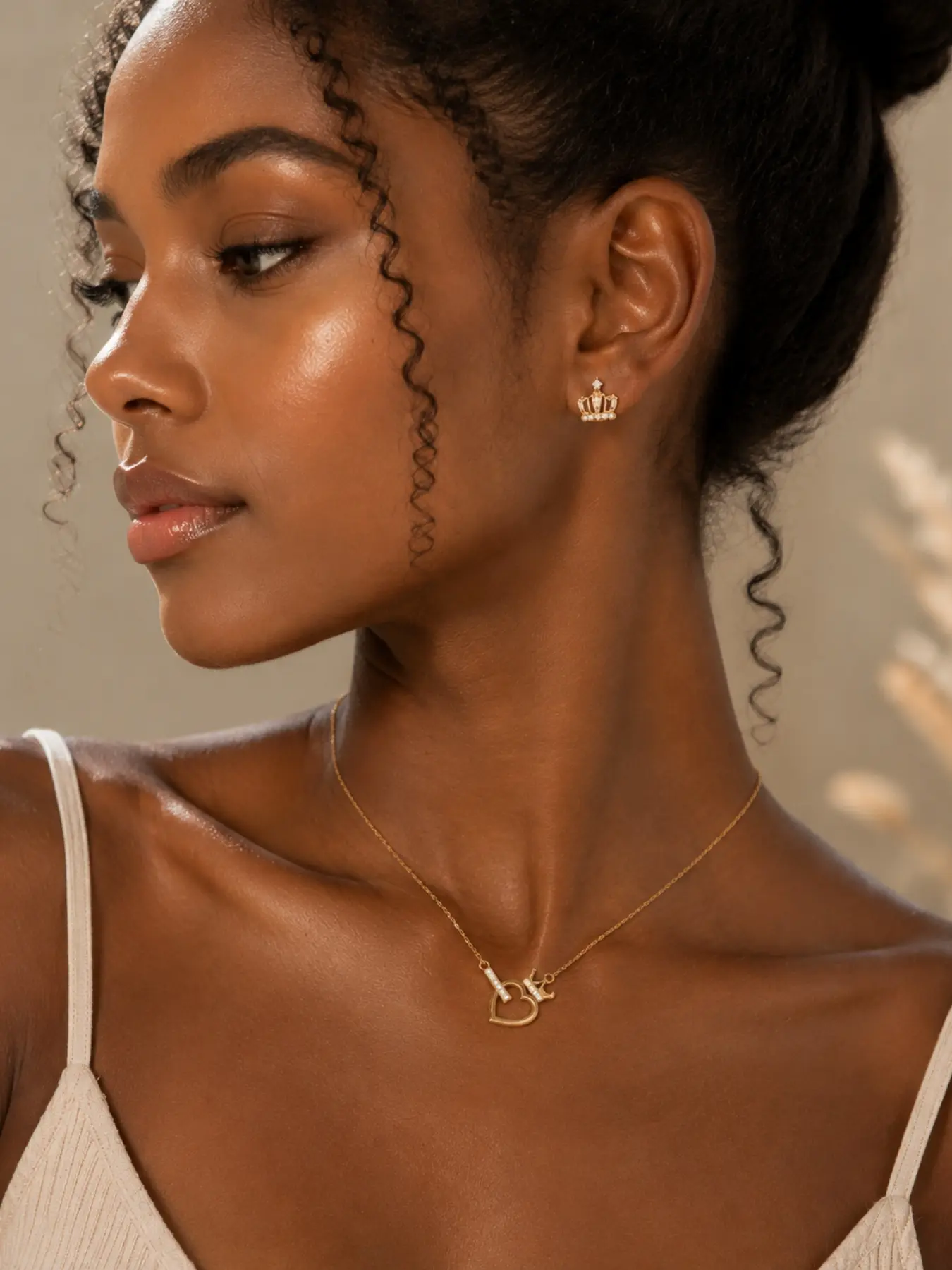 3-Piece Princess Crown Jewelry Set, Fashionable Heart Necklace Earrings, Cute Zircon Elegant Jewelry, Trendy Romantic Gift Accessories