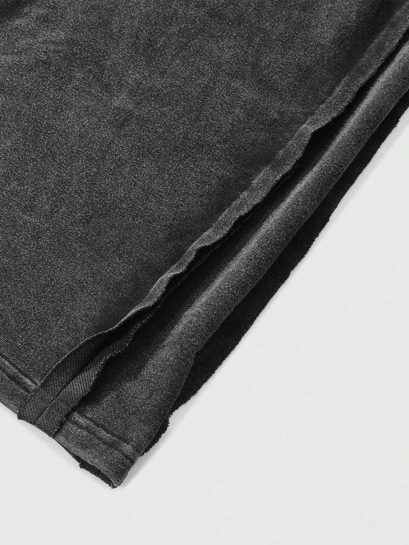 Men's Streetwear Cotton Joggers, Loose Fit Elastic Waist Knit Pants, Casual All-Season Woven Fabric, Daily Wear Fashion