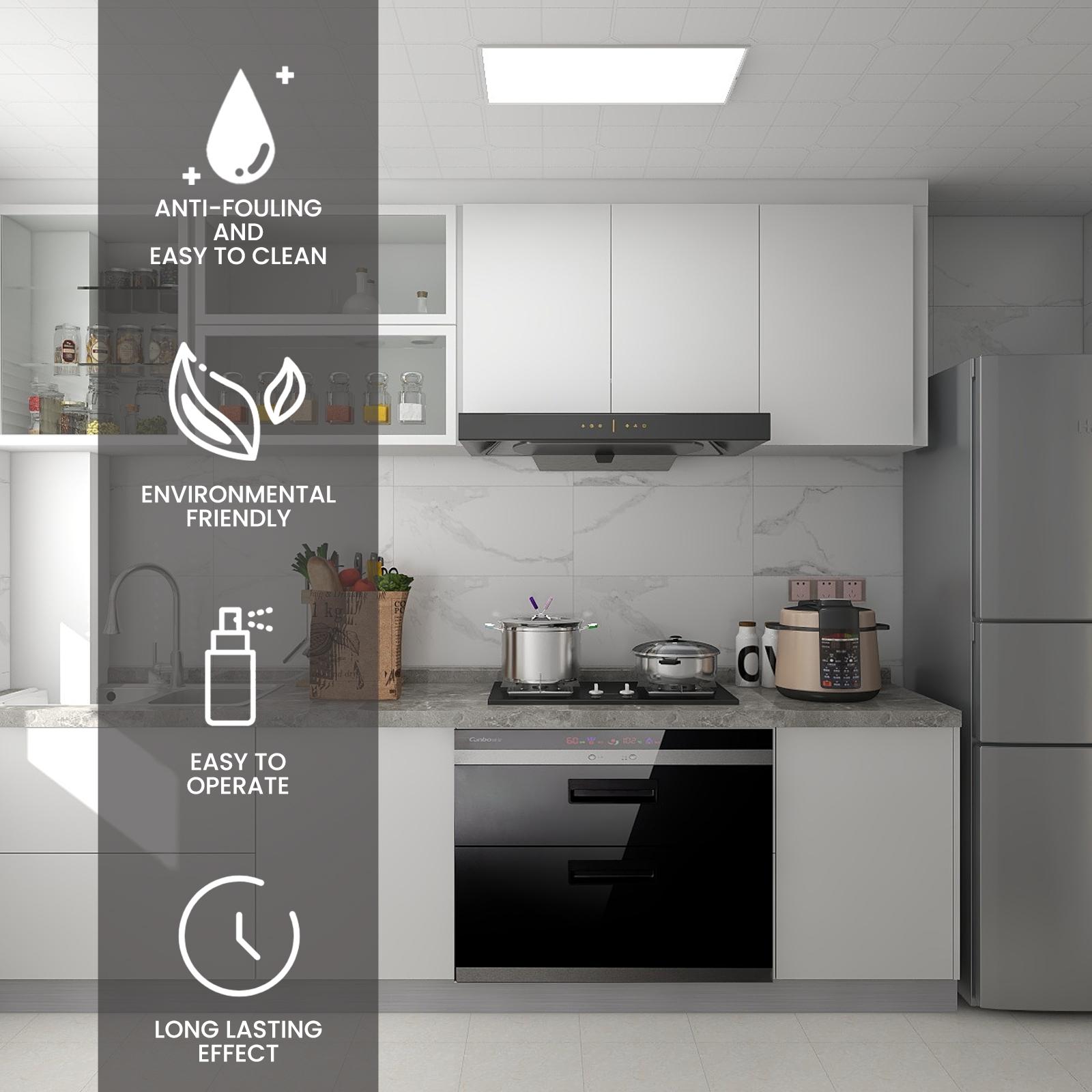 Jue Fish Protective Kitchen Cleaner, Range Hood Kitchenware Heavy Oil Cleaning Strong Decontamination