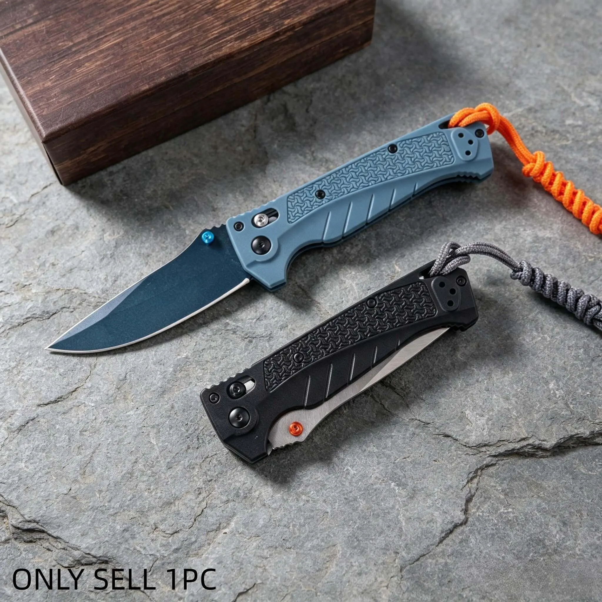 1pc 18060 Folding Knife, Multi-Functional Pocket Knife, Fruit Knife, Kitchen Tool, Camping Picnic Hiking, Men's Gift, Perfect Present