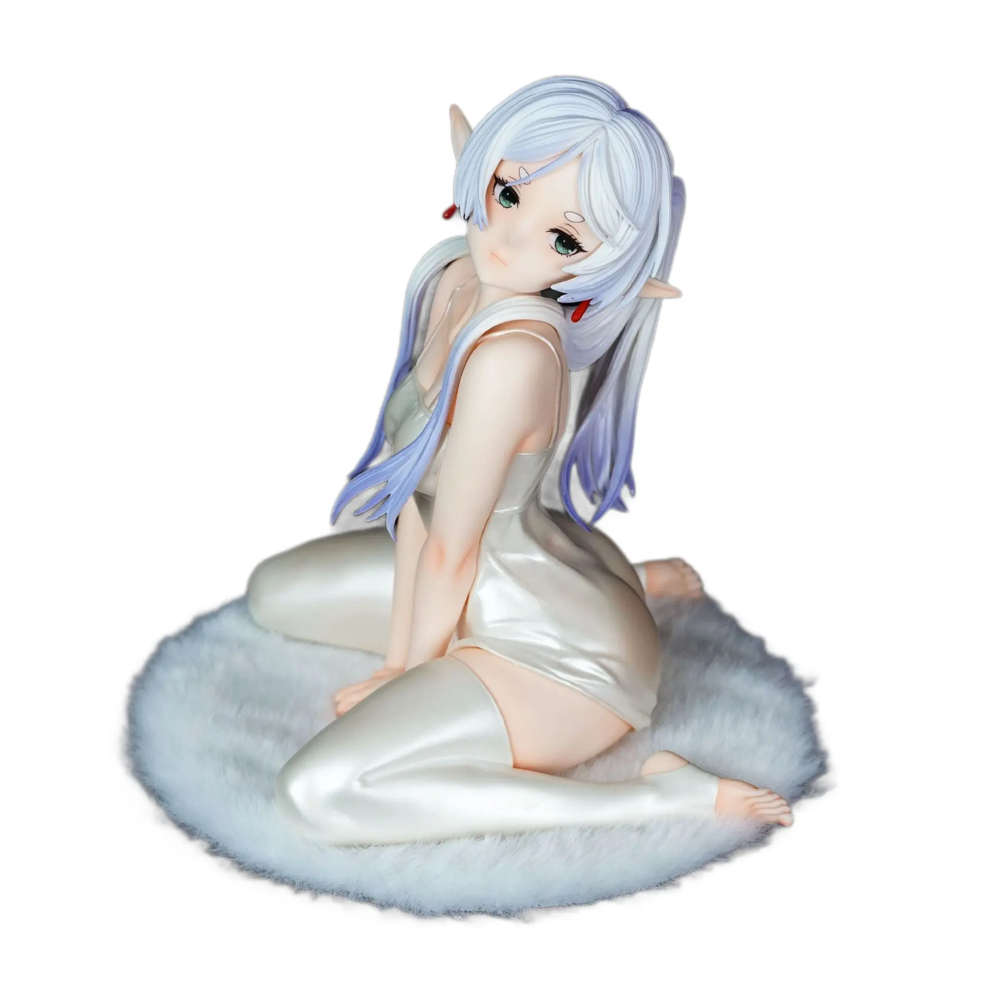 1/7 Scale Frieren: Beyond Journey's End Pajama Version GK Action Figure, Collectible Anime Model Toy for Hobby Enthusiasts,cerami