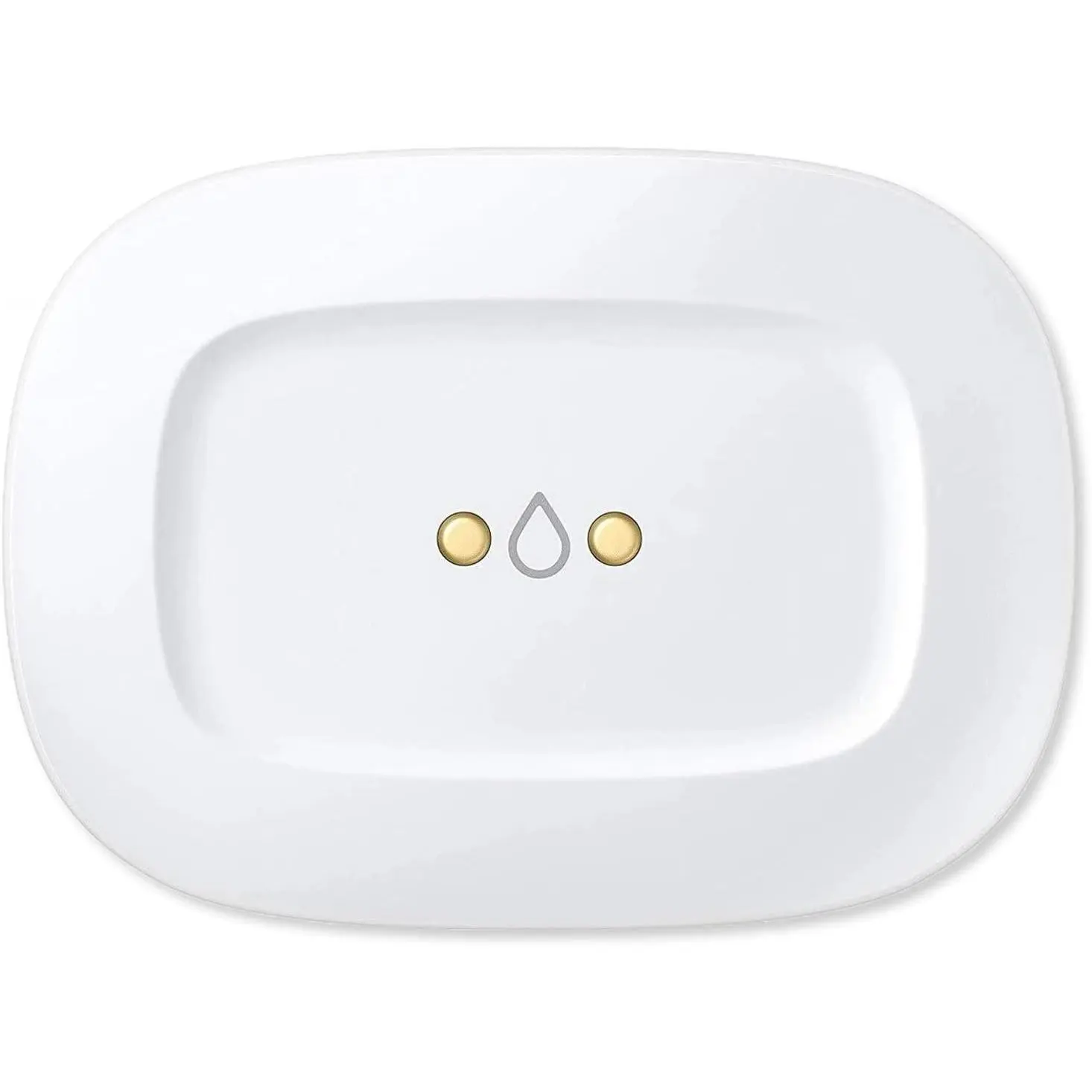 SmartThings Water Leak Sensor - ZigBee, Battery Powered, Compatible with Smart Home Hub, Leak Detector for Water Protection Home Security Alert
