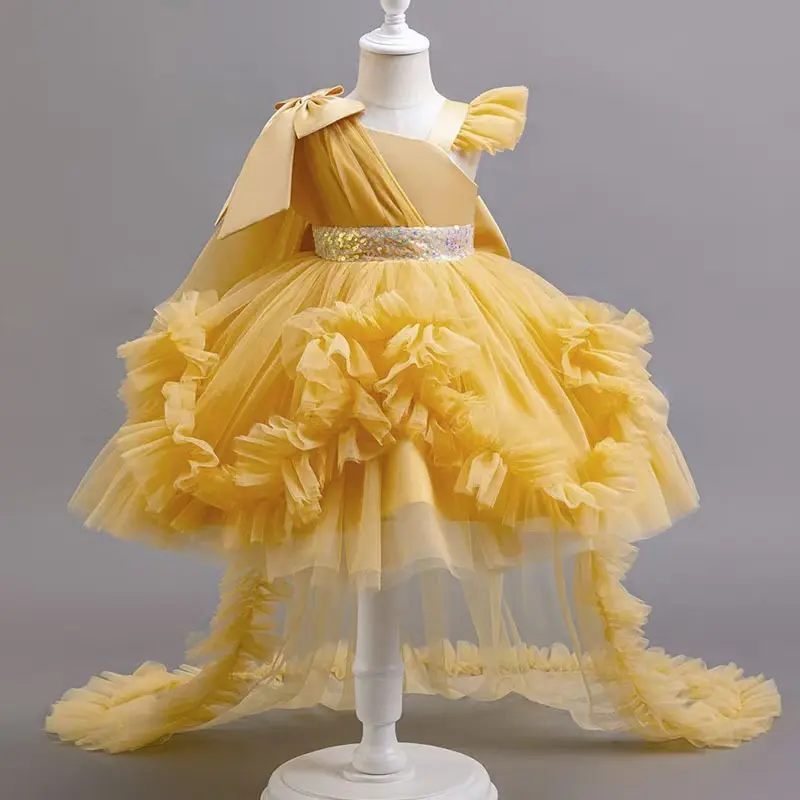 QYGirls' 1st Birthday Off-Shoulder Tutu Dress - Polyester Mix, Mint Green Solid Color, Puffy Ruffled Mid-Length, Sequin Belt, Toddler Party Look, Summer Performance Outfit, Sophisticated Craftsmanship, Solid Colors, Tutu Fit, Birthday Event, Belted, Cold