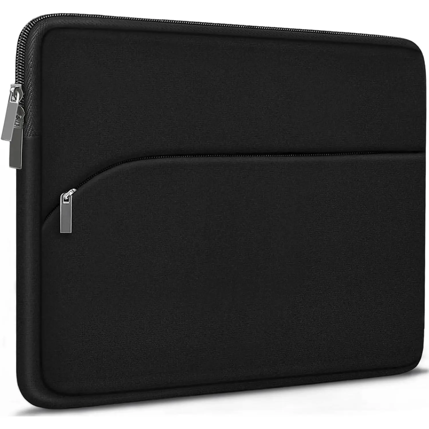 Laptop Case 14 inch, Slim Portable  Protective Cover with Front Pocket, Traveling  Carrying Bag Laptop Sleeve Compatible for MacBook Air/Pro, , , , , Black