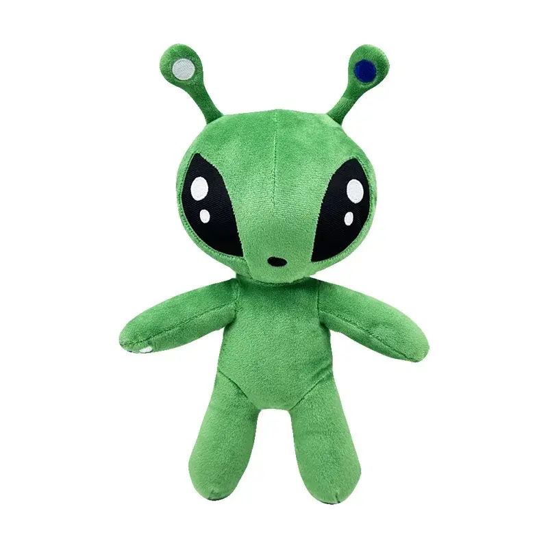 30cm Green Alien Plush Toy Anime Tentacled Horn Alien Monsters Horror Doll Boys Girls Soft Toys Stuffed Throw Pillow Kids Gifts