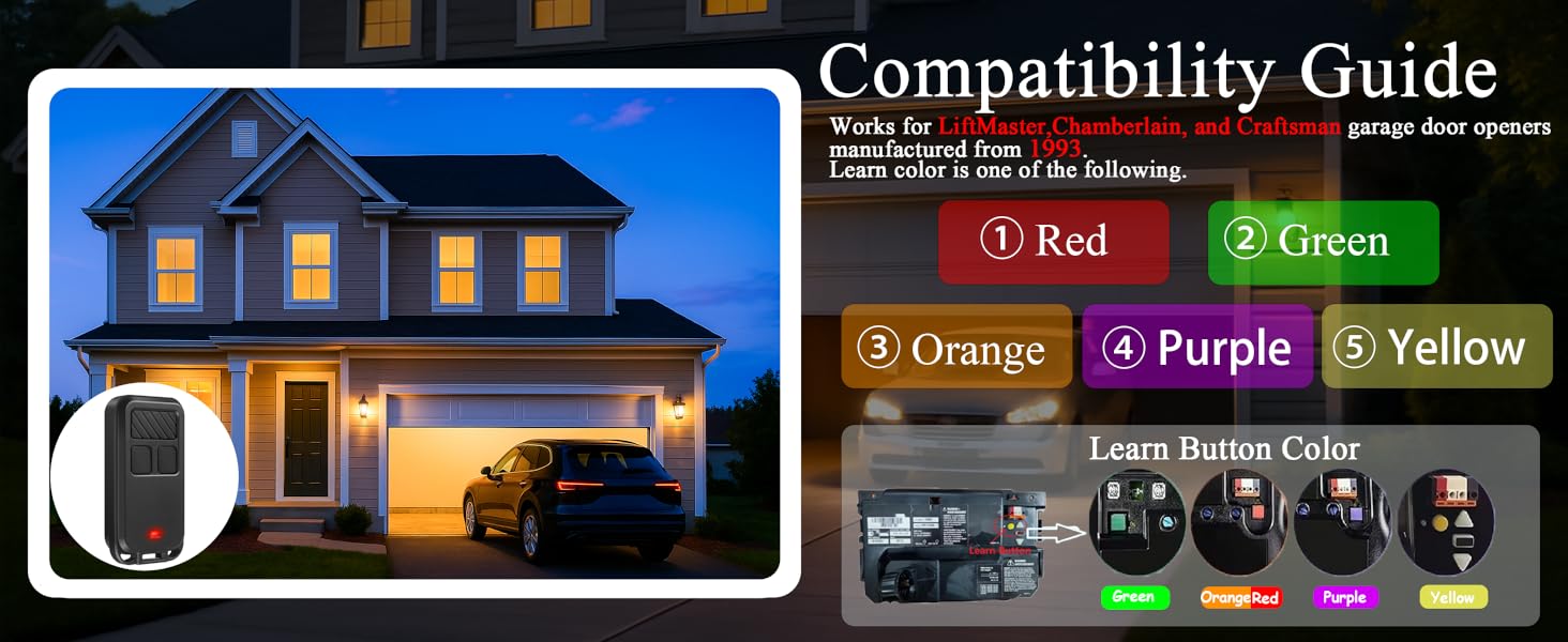 2  Sears Door Opener Remote 890MAX