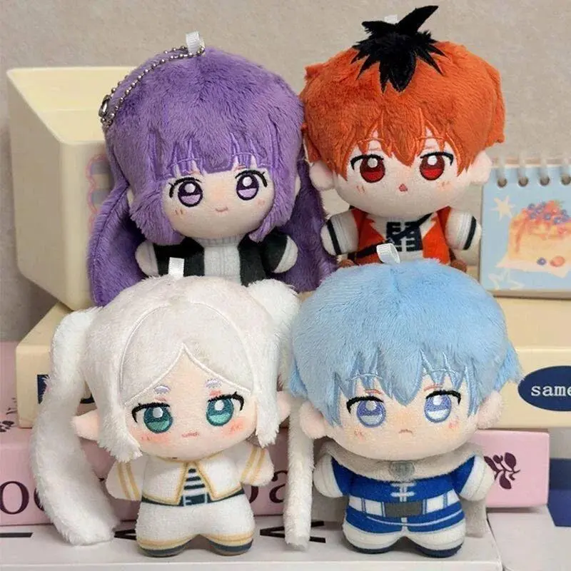 Frieren: Beyond Journey's End Plush Toy 10cm Frieren Cotton Doll Cute Anime Fern Himmel Plushie Birthday Gift Backpack Charm
