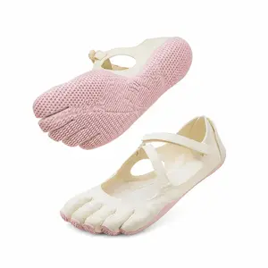 Women's Barefoot 5 Finger Toe Water Shoes - Lace-Free, Barefoot Look, Ideal for Yoga-Water Activities, Fitness Use