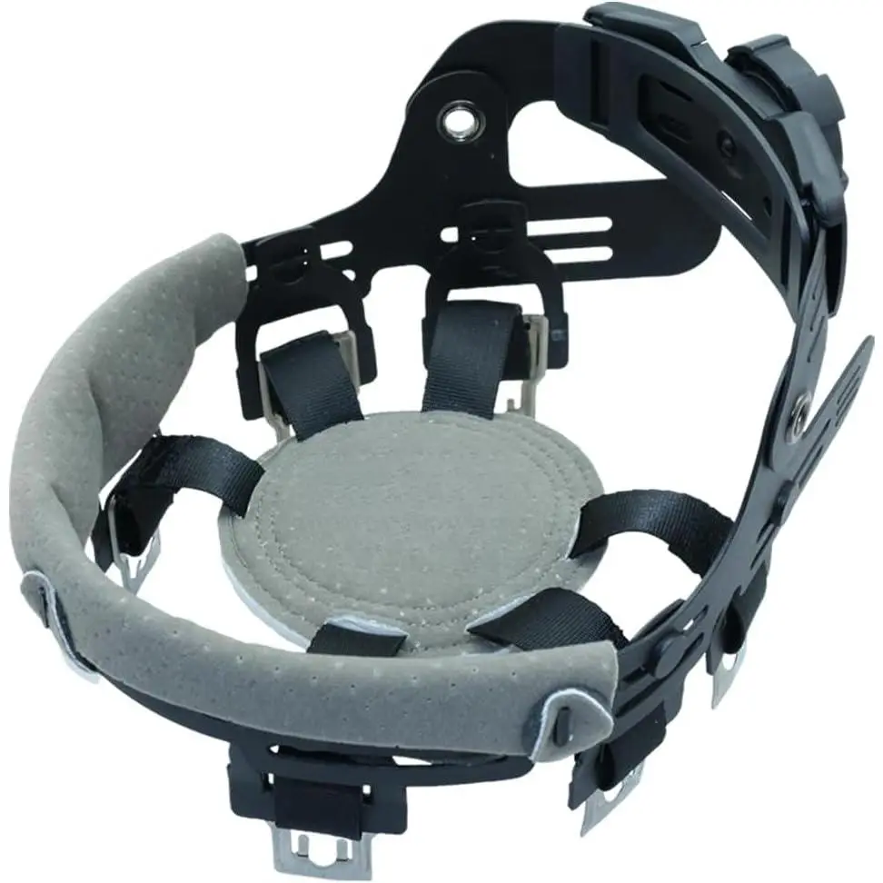6-Point Suspension Hard Hat Replacement Liner for Full Brim, Standard Ratchet Fit with Moisture-Wick Foam for Industrial Safety, Foam Liner