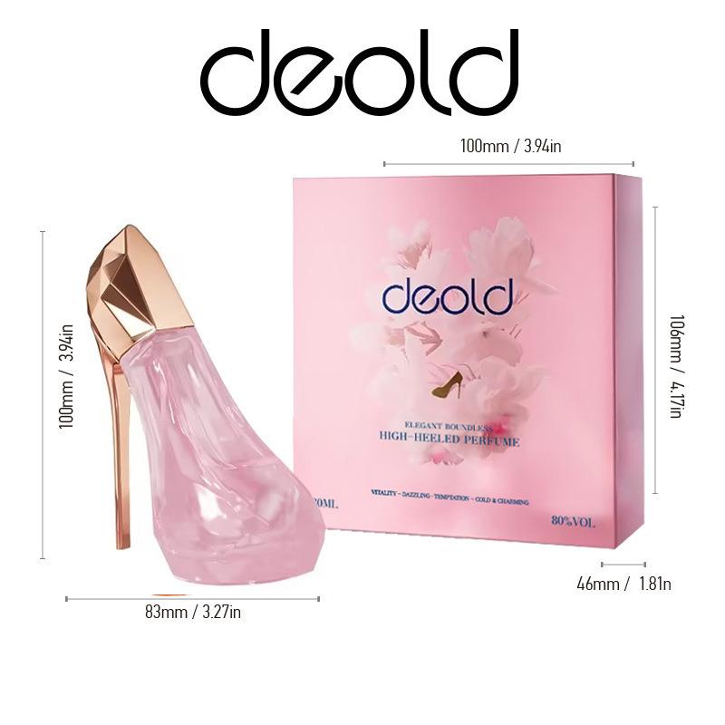Deold Eau de Parfum for Women – Unique Princess High Heels Long-Lasting Floral Perfume Spray, Elegant Day & Night Fragrance, Luxury Gift Box (1.01 oz)