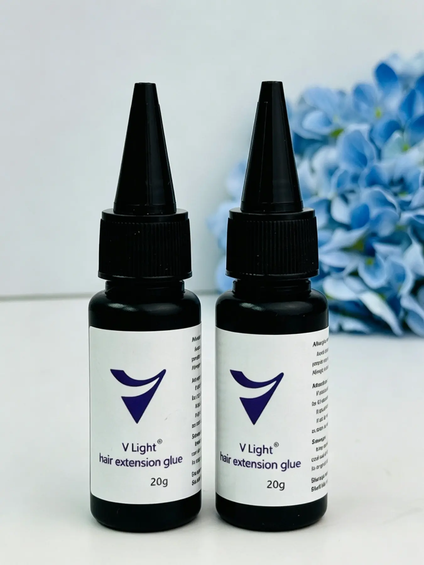 2Pcs 20g VLight Hair Extension Glue Clear Invisible Waterproof Fast Speed Hold Adhesive, Long Lasting Bond Glue For Hair Weaves & Lace Front Wigs