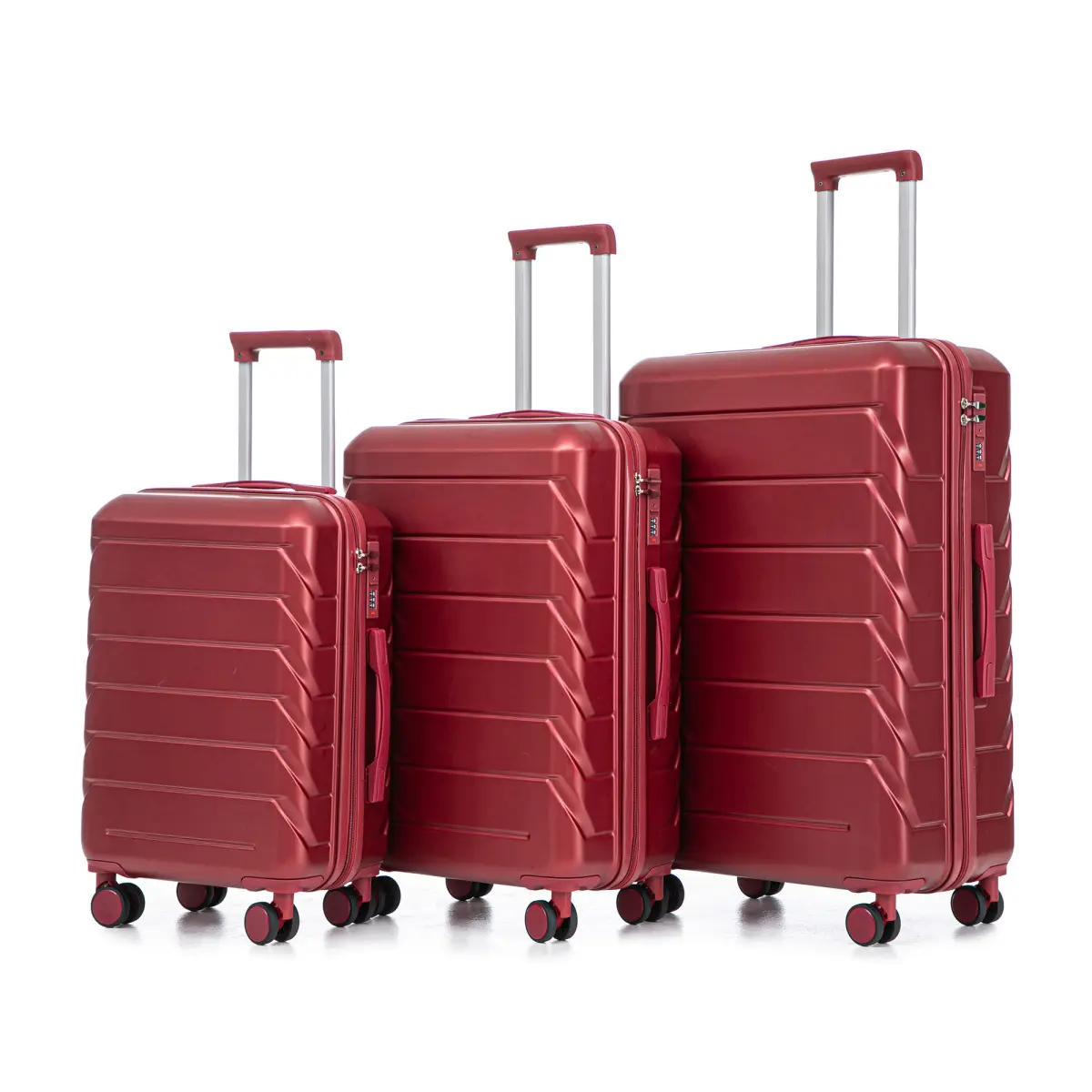 WINE RED Set of 3