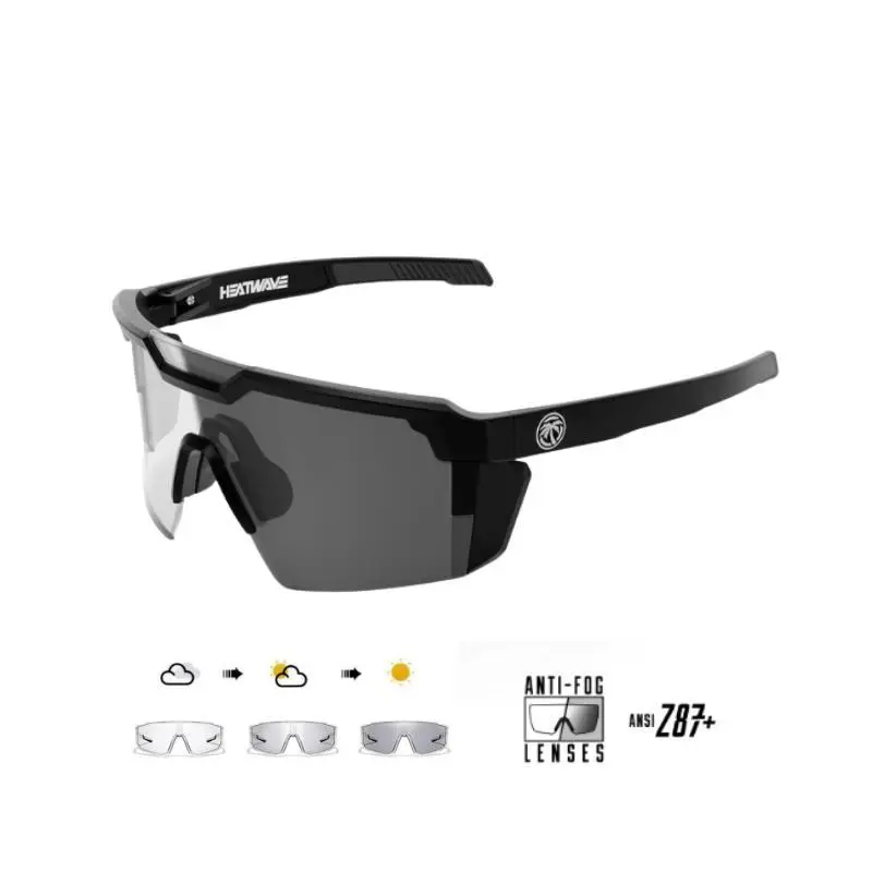 Z87+ Blue Light Polarized Safety glasses Photochromic,Sunglasses for Men & Women Oversized Vintage UV400 Y2K Aviator Eyewear Ideal for Fishing, Golf, Cycling, Driving, and Sports eyeglasses for Men & Women, Lightweight Trendy Mens Sunglasses Vintage