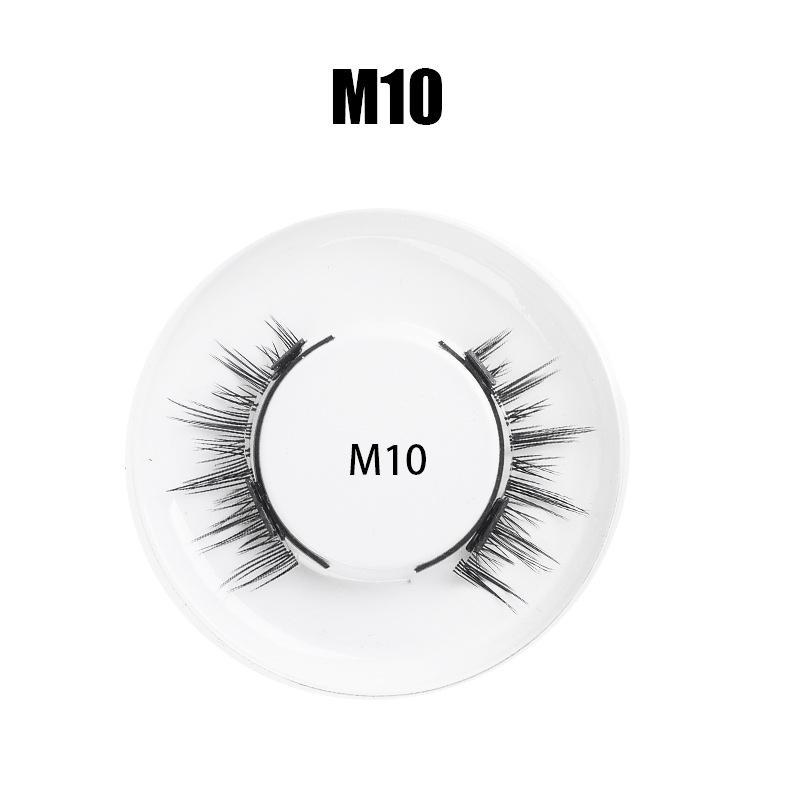 Magnetic False Eyelashes Set 1 Pair Natural Thick Quantum Magnetic Lashes No Glue Required Easy to Apply for Daily Makeup Party Look