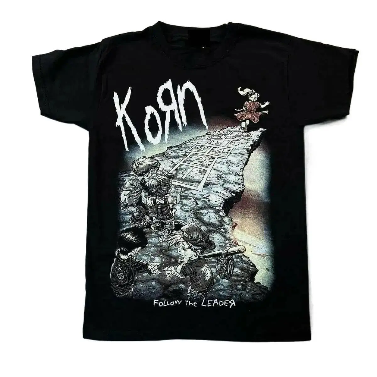 Hot!!Design Vintage Metal Band#KORN T-shirt 1990s short sleeve black S-2XL