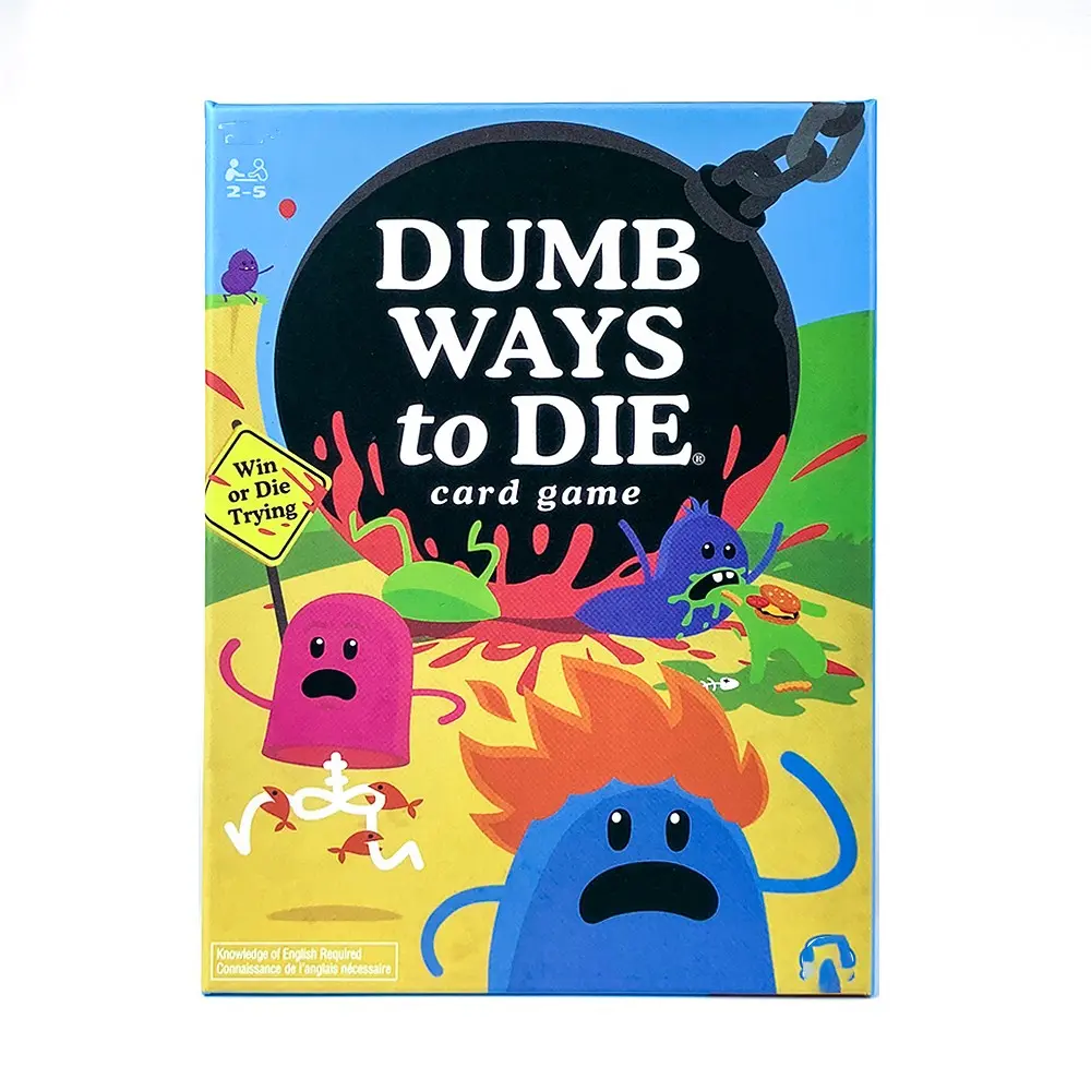 Funny Absurd Party Card Game, Stupid Cute Event Challenge Gift Box, Family Friend Gathering Entertainment Cards, Holiday Social Interaction Board Game