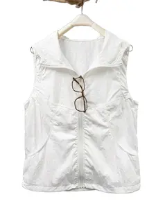 Women's Lightweight Hooded Vest, Stylish and Comfortable Outerwear, Perfect for Casual Wear, Versatile Layering Piece