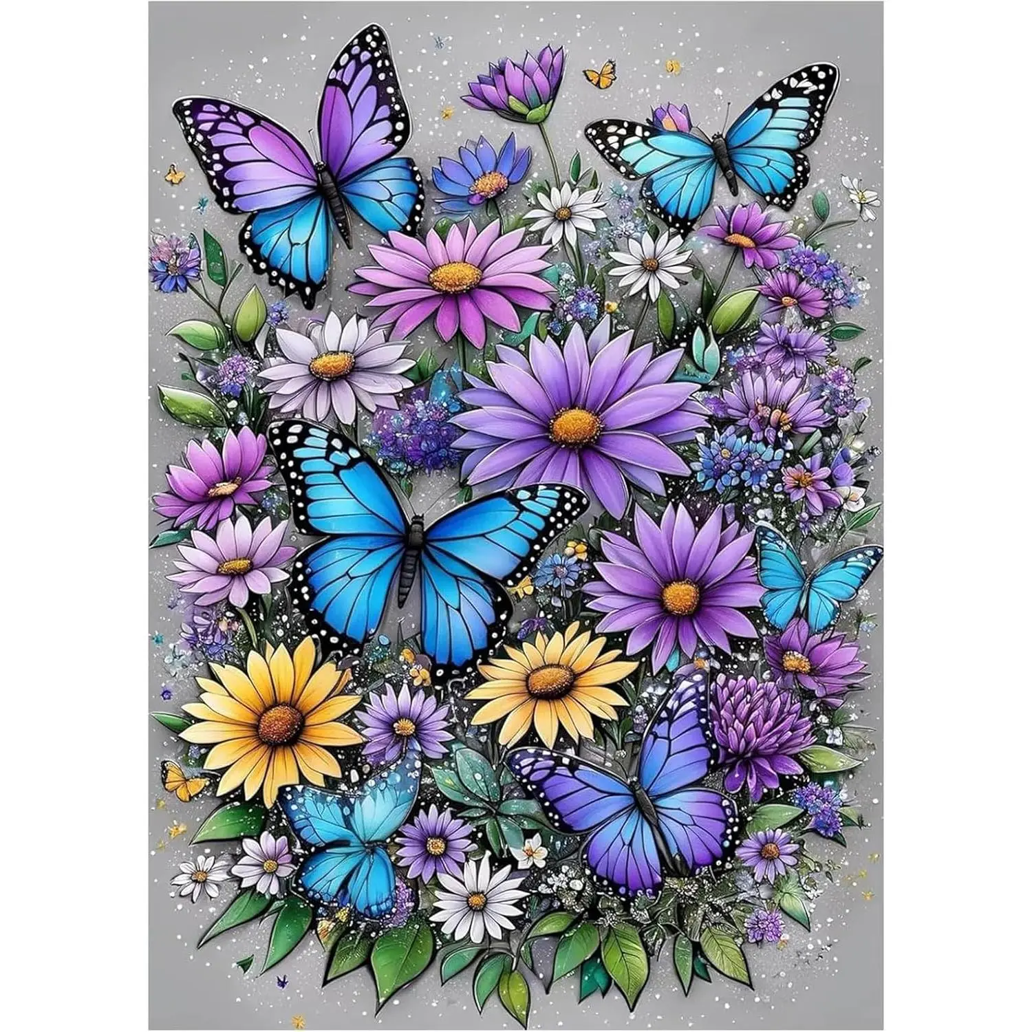 500-Piece Wood Jigsaw Puzzle for Adults - Butterfly Themed, Challenging Art Design, Eco-Friendly Wood, Durable Interlocking Mechanism, Single-Side Print, Fine Motor Skills Development, Whimsical Home Decor Wall Display (Serves as Room & House Decor)