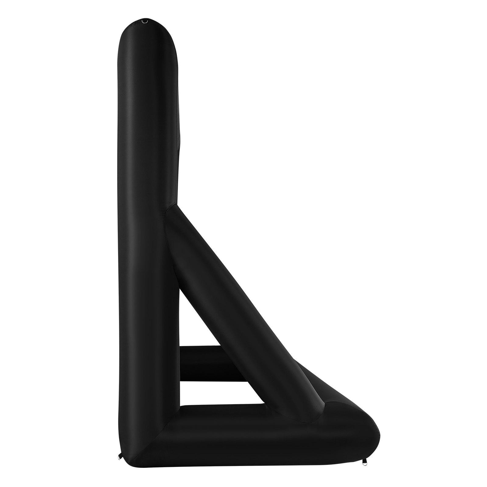 VEVOR 20FT Inflatable Projector Screen, Inflatable Movie Screen Outdoor with 250W Air Blower Projector Screen Oxford Fabric Material Blow Up Screen for Outdoor Backyard, Home Theater, Theme Party