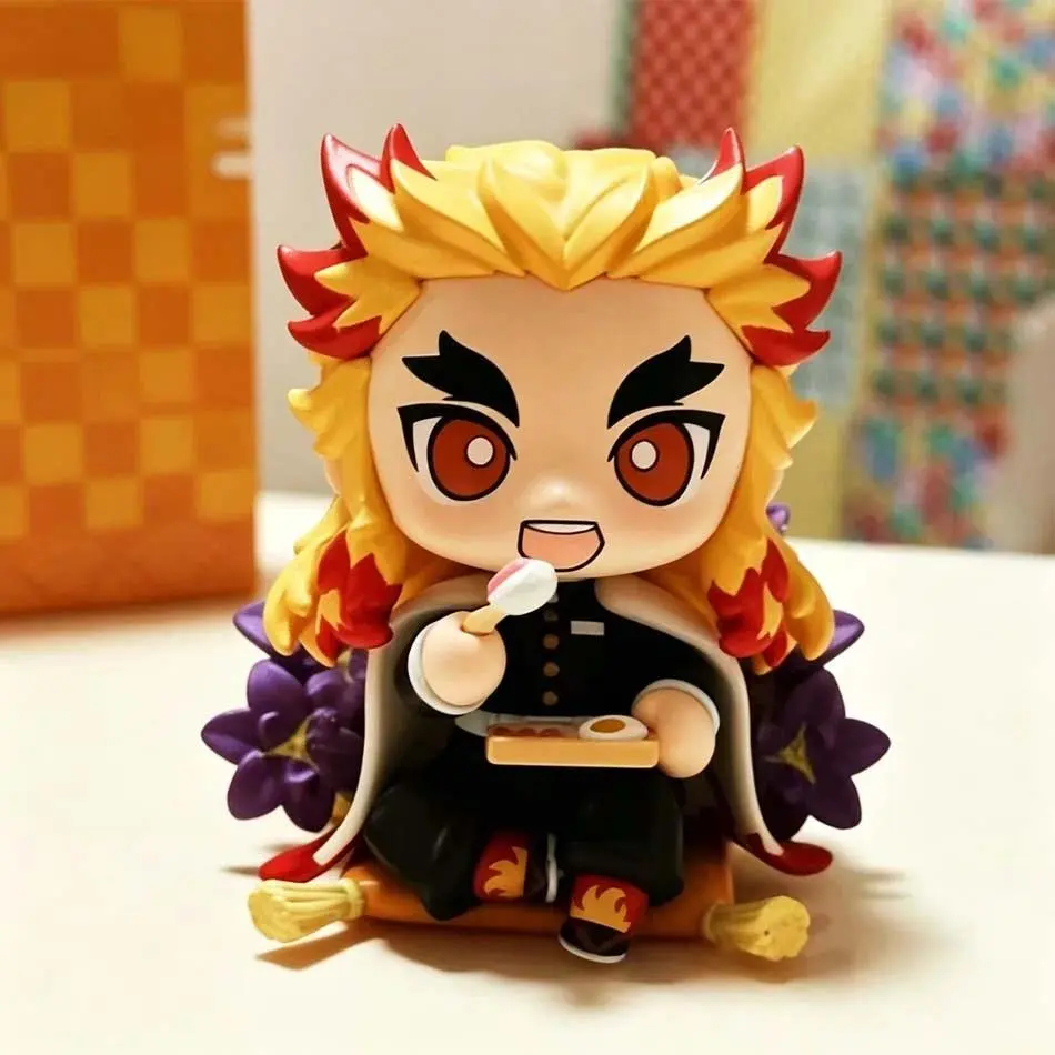 Demon Slayer Character Blind Box, Tanjiro Kamado & Nezuko Cartoonish Statue Model Ornament, Unisex Creative Personalized Fashion Accessory Gift Idea