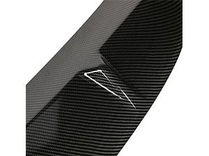 Duckbill Spoiler Wing Compatible with 2008-2014 Mercedes Benz W204 C-Class C180 C200 C250 C300 C350 C63 All Sedan Models Tail Wing Rear Trunk Lid ABS Plastic (Carbon Fiber Color)