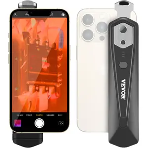 VEVOR Thermal Imaging Camera for Android & IOS, 256 x 192 IR High Resolution, Wireless Infrared Thermal Imager with WiFi & Visual Camera, 25Hz Refresh Rate Thermal Camera for Smartphone, -4°F-1022°F