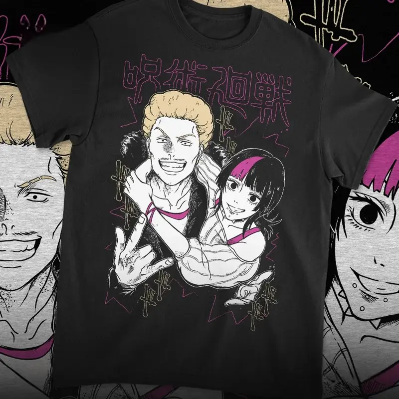 2026 New Jujutsu Kaisen Hakari Graphic T-Shirt, 100% Premium Cotton Unisex Oversized Tee, Classic O-Neck Short Sleeve, Hot Trendy Y2K Streetwear Top, Popular Daily Shirts for Men Women, Great Anime Fan Gift