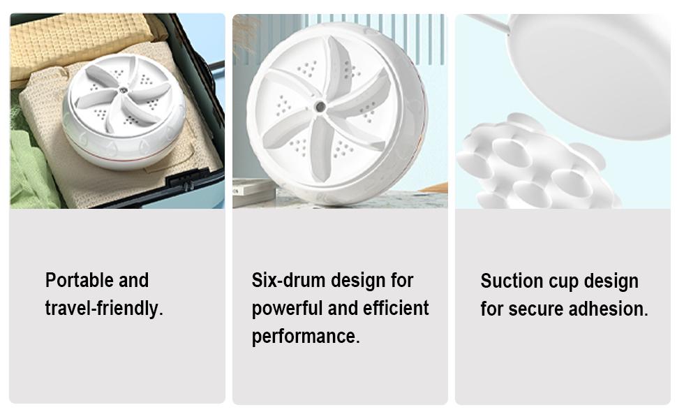 Mini portable USB washing machine |     washbasin washing machine ultrasonic turbo washing machine, used for washing clothes and dishes.Very suitable for travel, business, camping, family, university, RV, and apartments