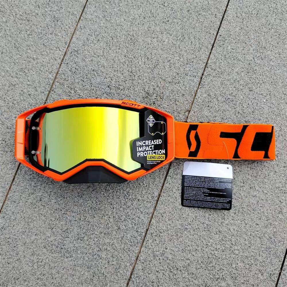 Motorcycle Goggles-TPU Frame Anti-Wind Dust Snow Off Road ATV Dirt Bike Ski Goggles for Riding, Snowboarding & Sports mx atv dirt windproof goggles cycling sunglass outdoor glasses bicycle glasses unisex eye glasses good r glasses performance eyewear
