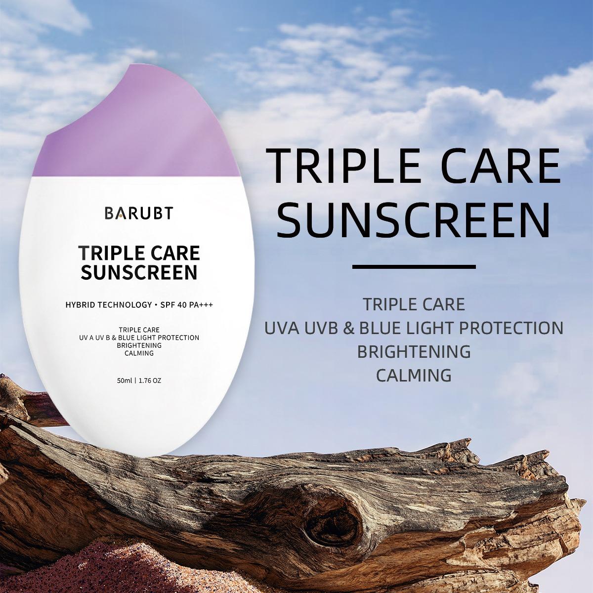 Multi-Effect All-in-One Triple Care Protective Cream & Lotion, UV Protection, Refreshing Non-Greasy Formula, Universal for All Skin Types