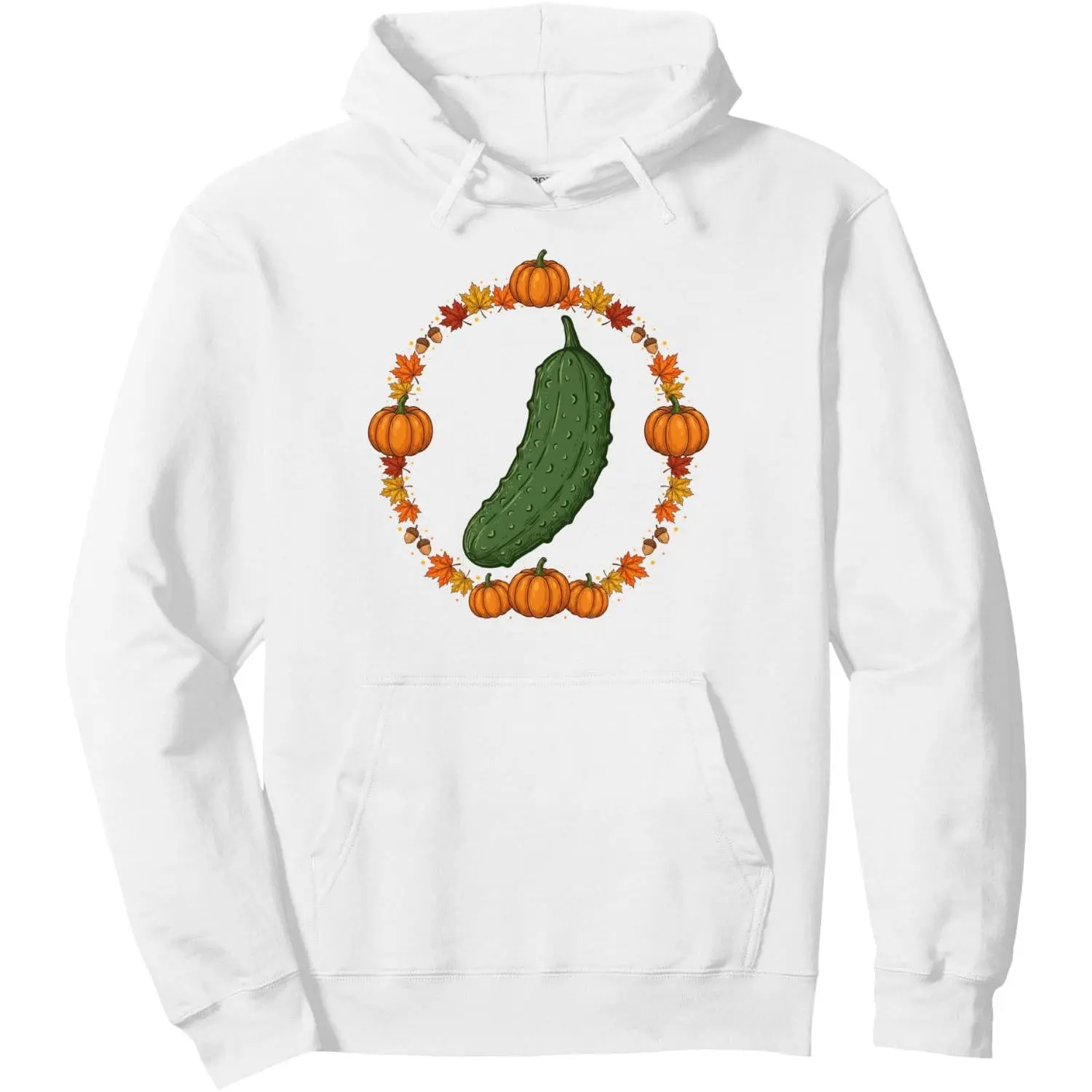 Women's Casual Fall Pullover Hoodie, Breathable Cotton-Fleece Fabric, "Just Here For The Juicy Pickles" Graphic Design, Layer, Sweatshirts