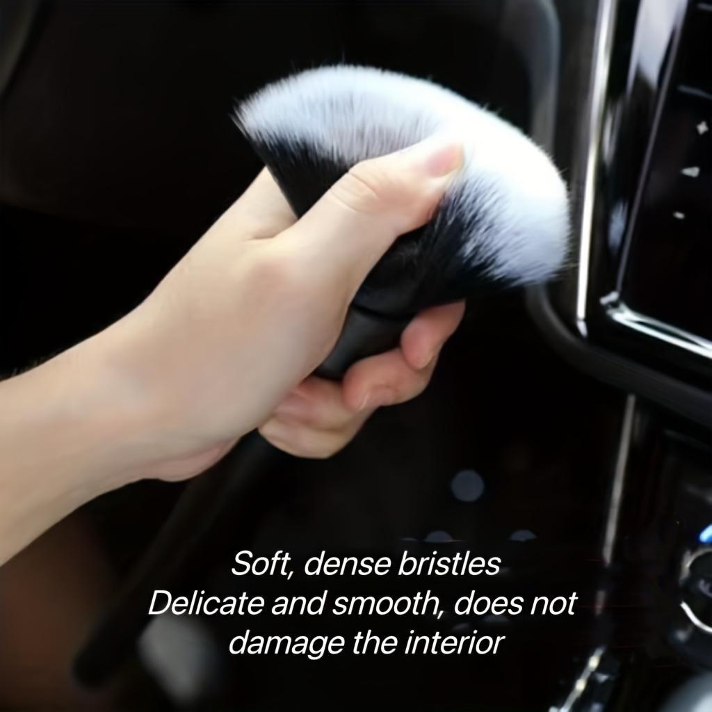 Car Interior Detailing Brush, Soft Bristle Cleaning Brush, Auto Detail Dusting Brush, Multifunctional Car Dash Duster Brush, Car Interior Cleaning Tool