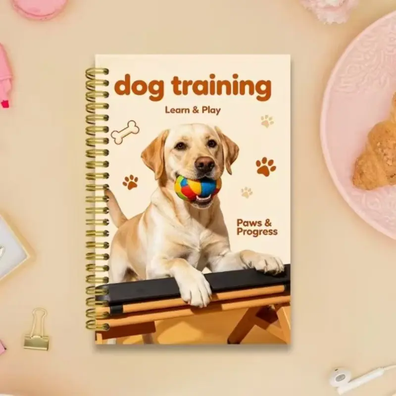 Pet Dog Training Guide, Track Your Dog's Training Progress, Daily Training Plan, Essential Tool for Pet Owners, Easy-To-Use Instructions