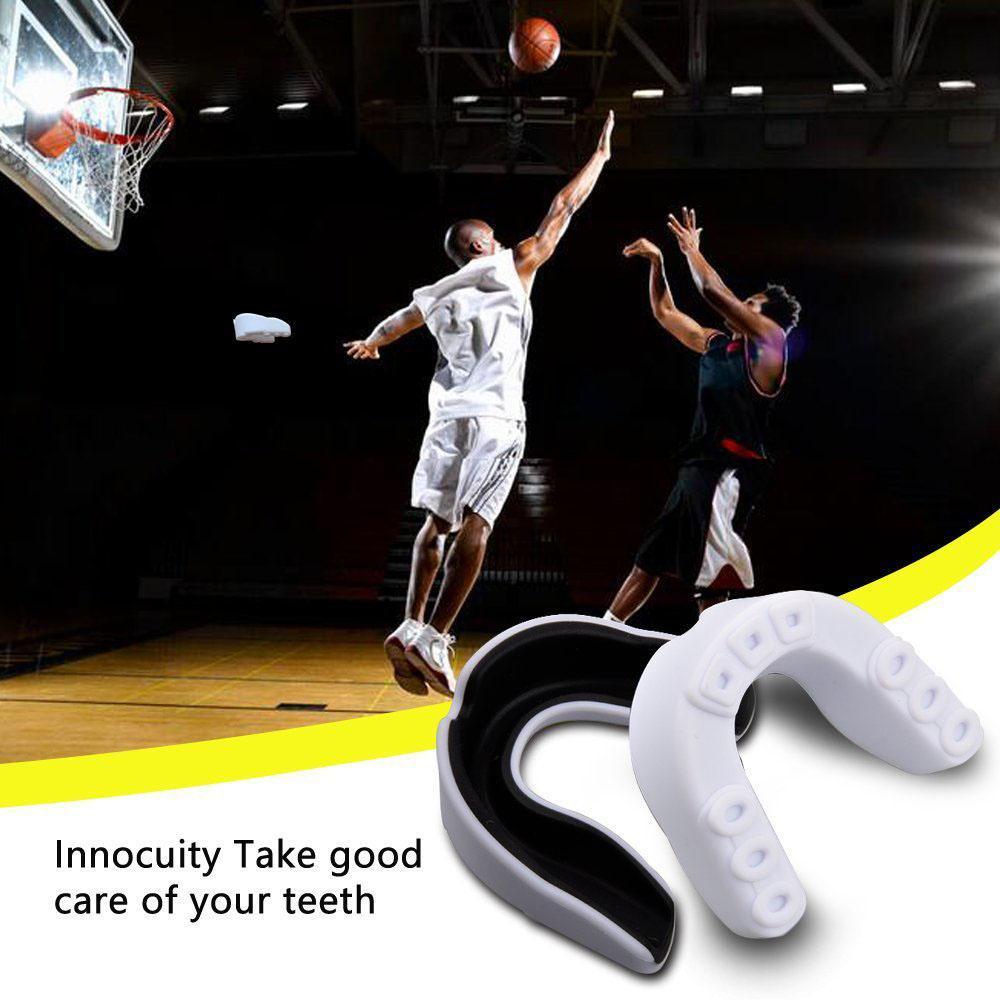 Anti-chipping Basketball Sports Mouth Guard, 4 Counts/set Boxing Equipment, Boxing & Martial Arts Mouth Guard, Mouth Protective Tool for Sports, Christmas Gift