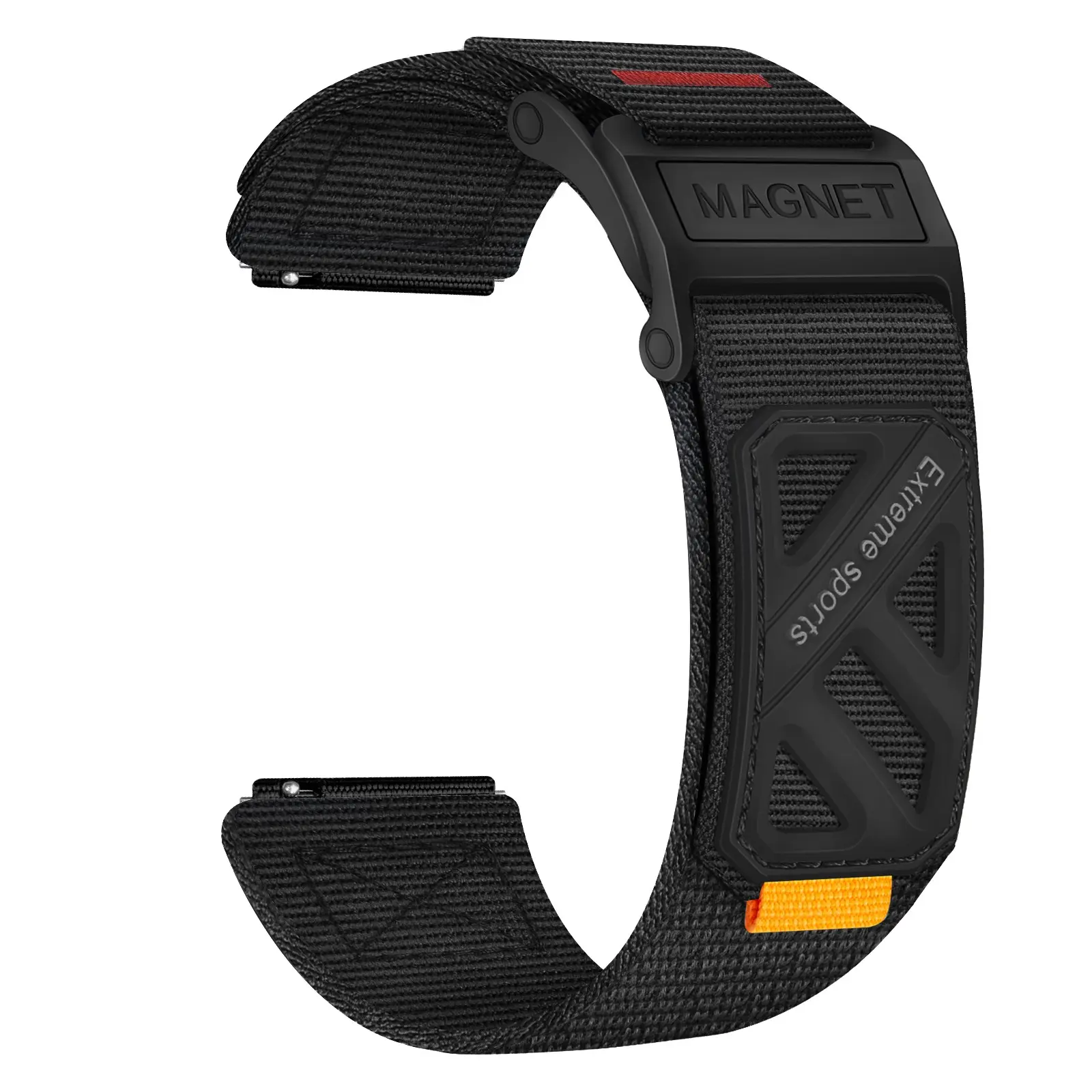 22mm Braided Magnetic Buckle Watch Band, Soft Nylon Durable Magnet Clasp Strap for Samsung Galaxy S3/s2 & Amazfit Gtr Series Smartwatch Replacement Smartwatch Accessories