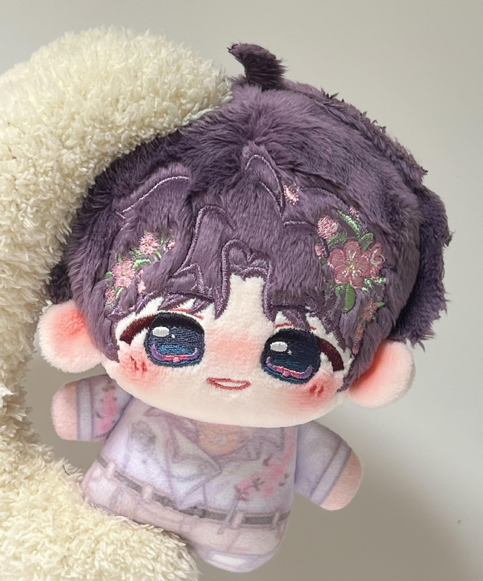 HOT 10cm Love and Deepspace Blossom Rendezvous 10cm Sylus Aster Caleb Rafayel Zayne Cotton Plush Doll Keychain Pendant Gift