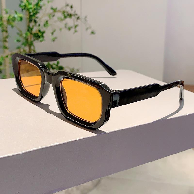 6 - Pack Vintage Rectangle Frame Sunglasses for Men & Women – Retro Fashion Sun Glasses with UV400 Protection, Luxury Design Eyewear