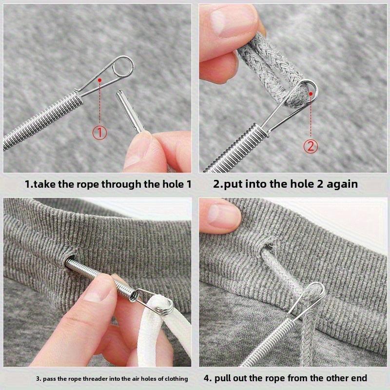 Pants Drawstring Threading Tool – Effortless Spring-Assisted Elastic Threader for Sewing, Cord & Waistbands, Multi-Purpose Family Sewing Aid with Flexible, Easy-to-Use Design, Practical DIY Sewing Tool & Perfect Christmas Gift for Sewing Lovers