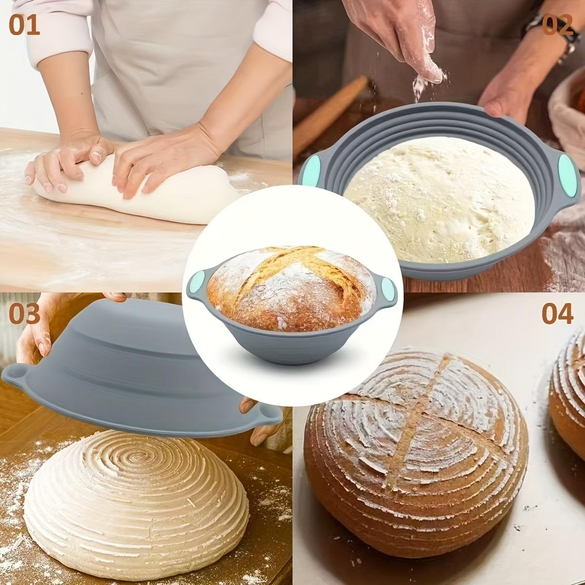 Thickened Silicone Cake Mold Bread Flour Fermentation Basket Dough Fermentation Basin Oven Baking Utensils