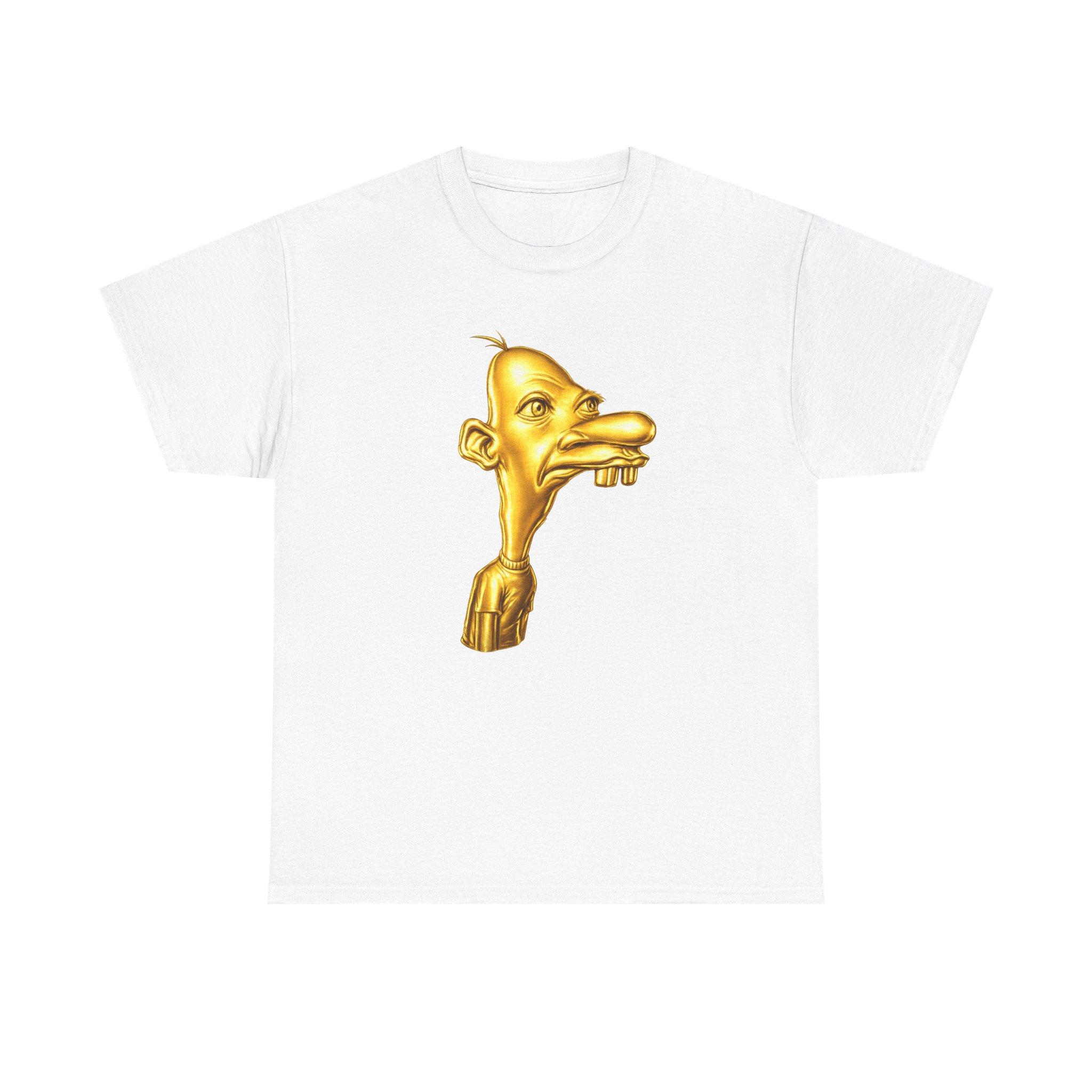 Neegy Cartoon Head Graphic T-Shirt - All Seasons Multi-Size Sports Top with Single Pattern for Sports, Outdoor Activities